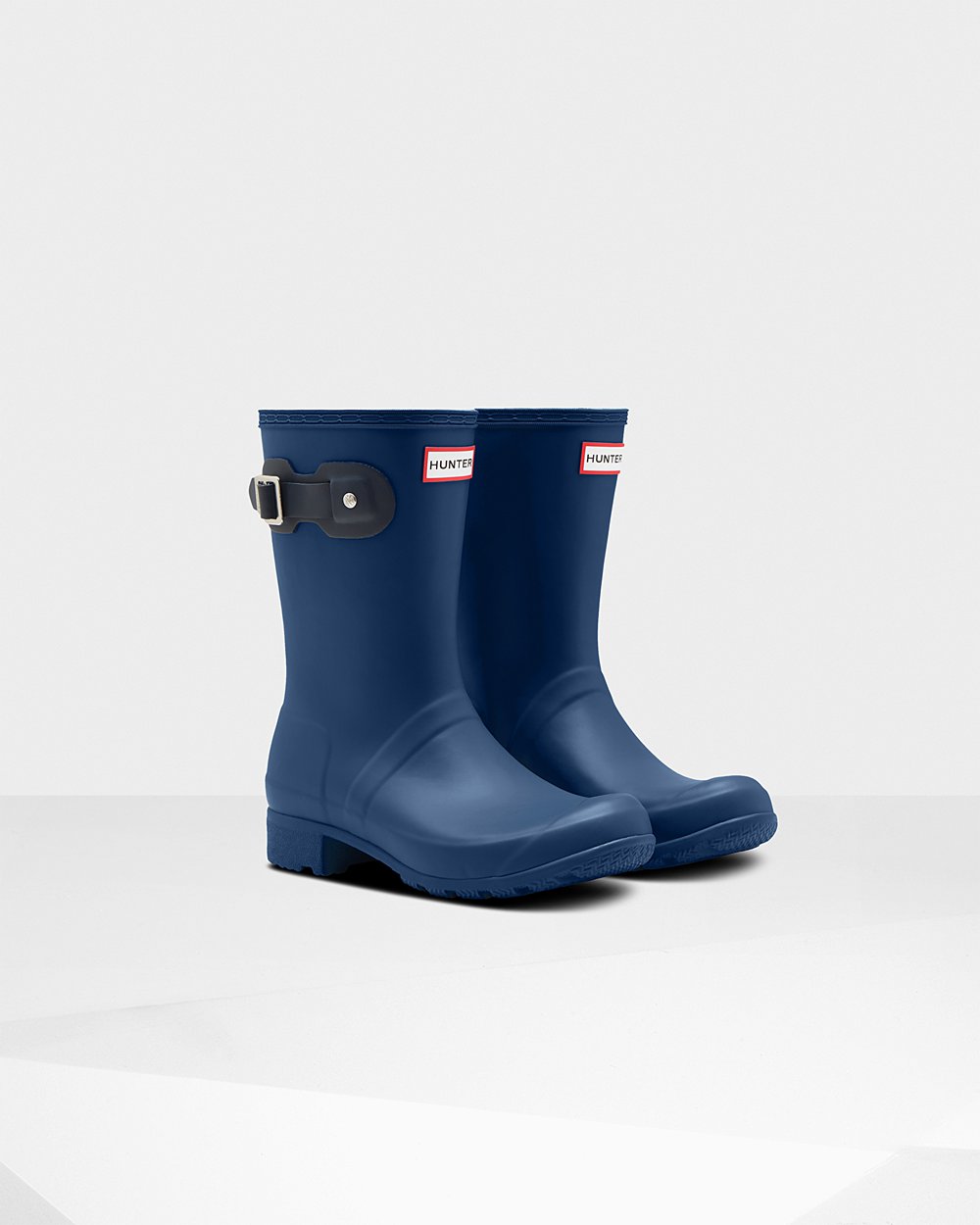 Hunter Mujer Original Tour Foldable - Botas de Lluvia Azul Marino - 187-ZIQNXS